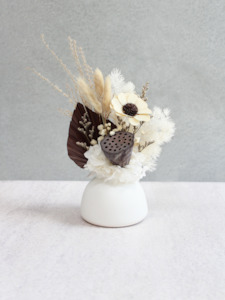 Vase Arrangements: Velvet Mocha Vase