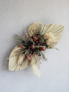 Sienna Dried Floral Wall Arrangement | Auckland Hire