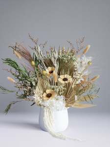 Sage Daisy Grande Vase