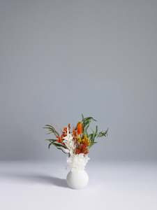 Orange Tree Mini Vase