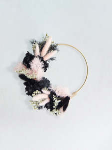 Ink Petal Mini Wreath