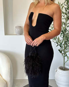 Size 6: Christopher Esber U Neckline Orbit Strapless Dress