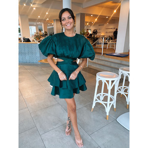 Size 12: Aje Gracious Cut Out Mini