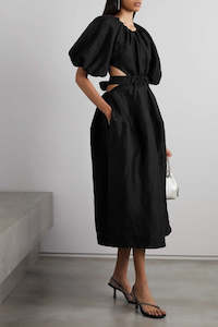 Aje Mimosa Cut Out Midi Dress