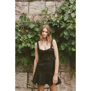 Shona Joy Nicolette Linen Fit and Flare Mini - FOR SALE