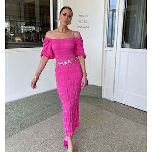 Bump Friendly: Ruby Mirella Puff Sleeve Dress