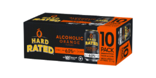 Hard Rated Orange 10 packs