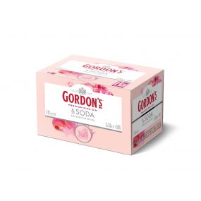 Frontpage: Gordon's Pink Gin & Soda 12 pack cans