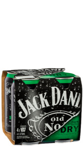 Jack Daniel's & Dry 4 pack cans