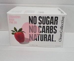 Rtd: Clean Co Strawberry 12 pack cans