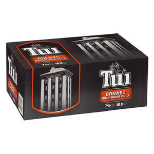 Rtd: Tui Bourbon & Cola 18 pack cans