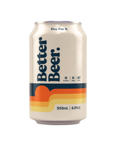 Better Beer 6 pack cans
