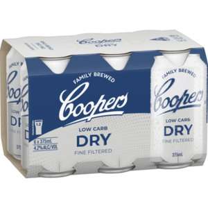 Coopers Dry Low Carb 6 pack