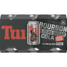 Bourbon: Tui Bourbon Zero 6 pack cans
