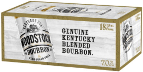 Woodstock & Zero Cola 18 pack 250ml