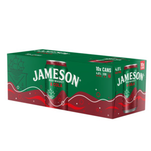 Jameson & Cola 10 pack cans