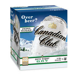 Bourbon: Canadian Club Zero Sugar 18 packs