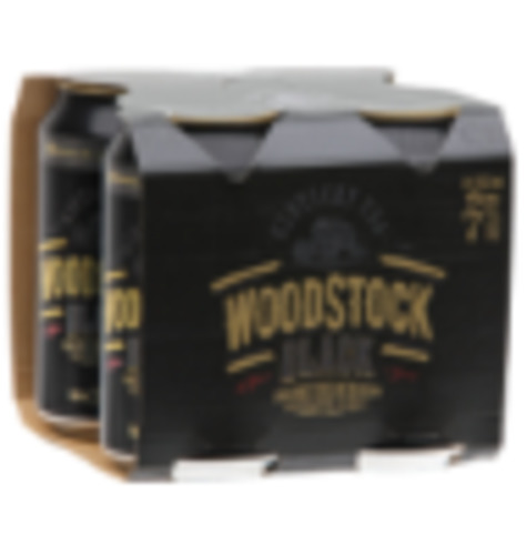 Bourbon: Woodstock Black 7% 4 pack