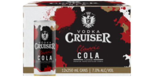 Vodka Rtd: Cruiser Classic Cola 12 pack cans