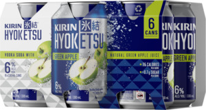 Kirin Hyoketsu Green Apple 6 pack