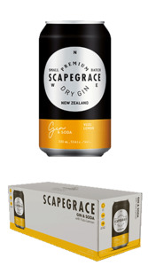 Gin Rtd: Scapegrace Yuzu Gin & Soda 10 packs