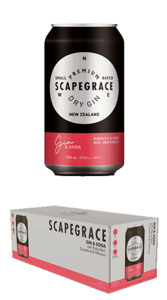 Scapegrace Ruby Red Gin & Soda 10 packs