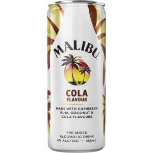 Malibu & Cola 10 pack cans