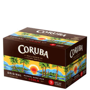 Rum Rtd: Coruba & Cola 12 pack 5% cans
