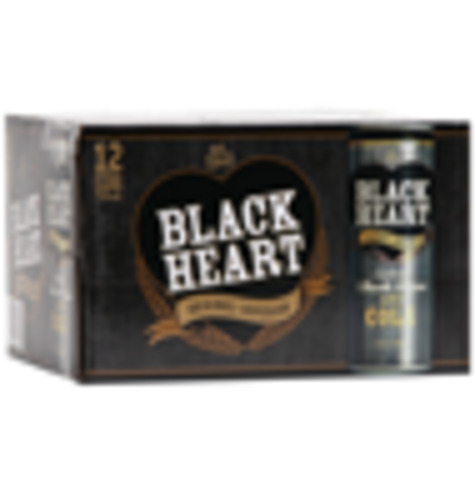 Rum Rtd: Black Heart 7% 12 cans