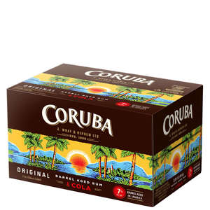 Rum Rtd: Coruba & Cola 12 pack 7% Cans