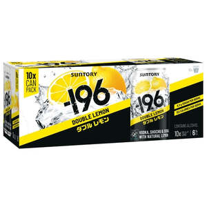 Other Rtd: Minus 196 Double Lemon 10 pack cans