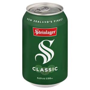 Premium: Steinlager 18 pack cans