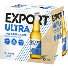 Low Carb: Export Ultra 12 pack bottles