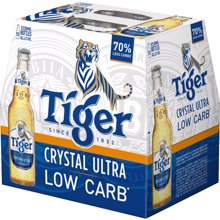 Low Carb: Tiger Crystal Ultra 12 pack