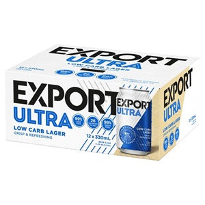 Low Carb: Export Ultra Low Carb 12 pack cans