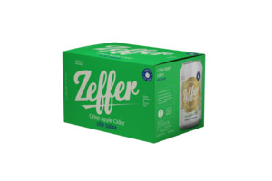 Cider: Zeffer Crisp Apple 6 pack cans