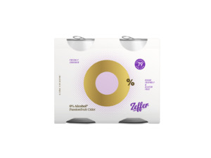 Zeffer 0% Passionfruit Cider 4 pack