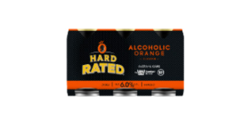 Low Calorie: Hard Rated Orange 6 pack