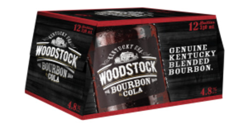 Frontpage: Woodstock & Cola 12 pack 330ml bottles