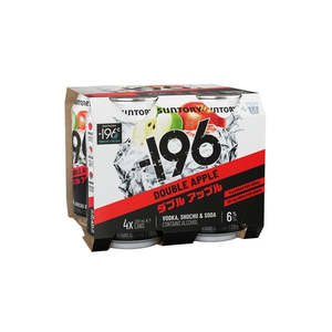 Vodka Rtd: Minus 196 Double Apple 4 pack