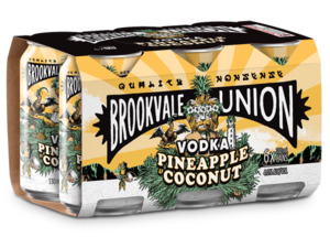 Vodka Rtd: Brookvale Pineapple & Coconut 6 packs
