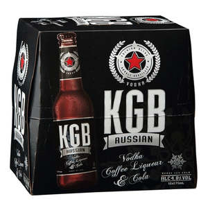 Xmas: KGB Black Russian 12 pack bottles
