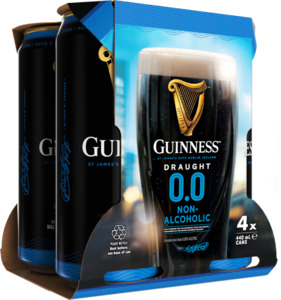 Guinness 0.0% 4 pack cans