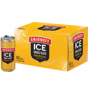 Vodka Rtd: Smirnoff Black Tropical 12 pack cans