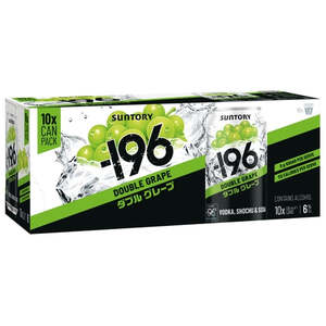 Minus 196 Double Grape 10 pack cans