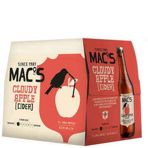 Cider: Macs Cloudy Apple  Cider 12 pack