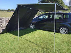 2x3m  Car Side Awning Shade canopy Waterproof Outdoor Tent Cover with sidewall,Must Pickup!