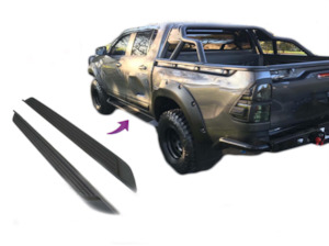 Products: TOYOTA HILUX SIDE STEPS Running Board Nerf Bar 2015-2024 REVO