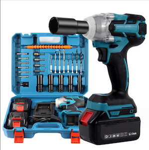 Electronics: 21V 1/2 inch Brushless  Impact Wrench  Lithium battery wrench electric drill