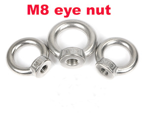 Living And Outdoor: 304 stainless steel eye nut, ring nut